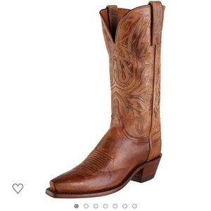 1883 by Lucchese Cowboy Boots brown embroidered